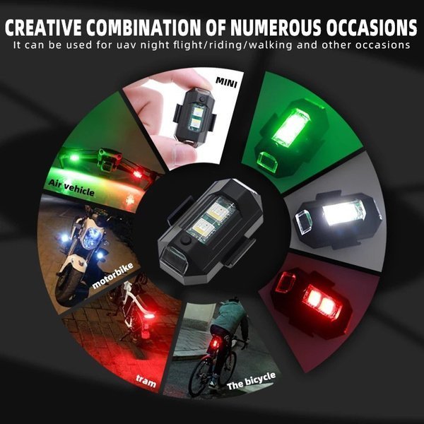 Universelle LED-Motorradlichter | Starke LED-Beleuchtung für eine bessere Motorradfahrt | Brehn