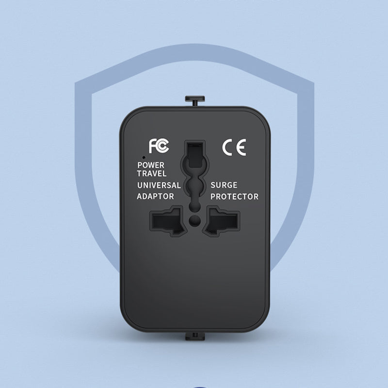 Universeller Reiseadapter mit dualen USB-Anschlüssen | Brehn