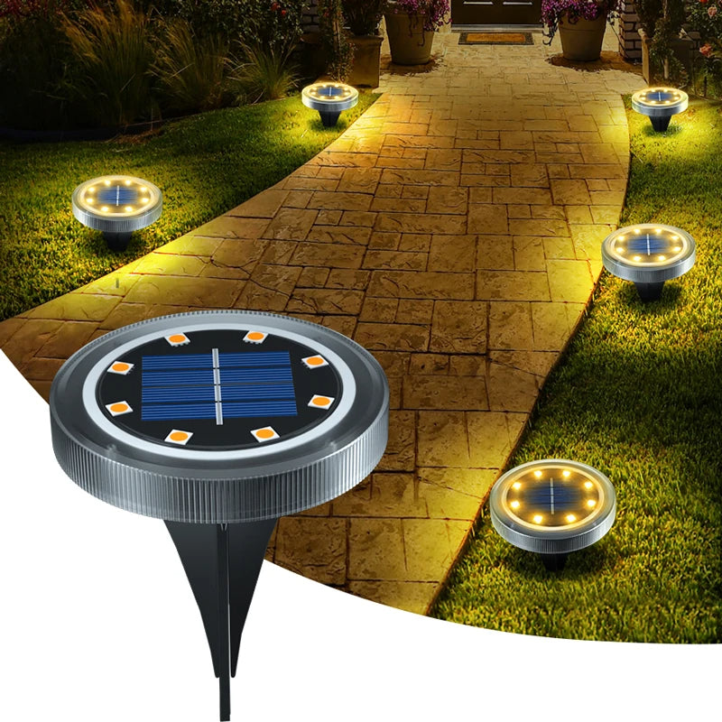 Solarbetriebene wasserdichte Außenlichter