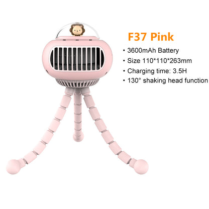 Lieber Cartoon tragbarer sicherer Kinderwagenventilator | Brehn