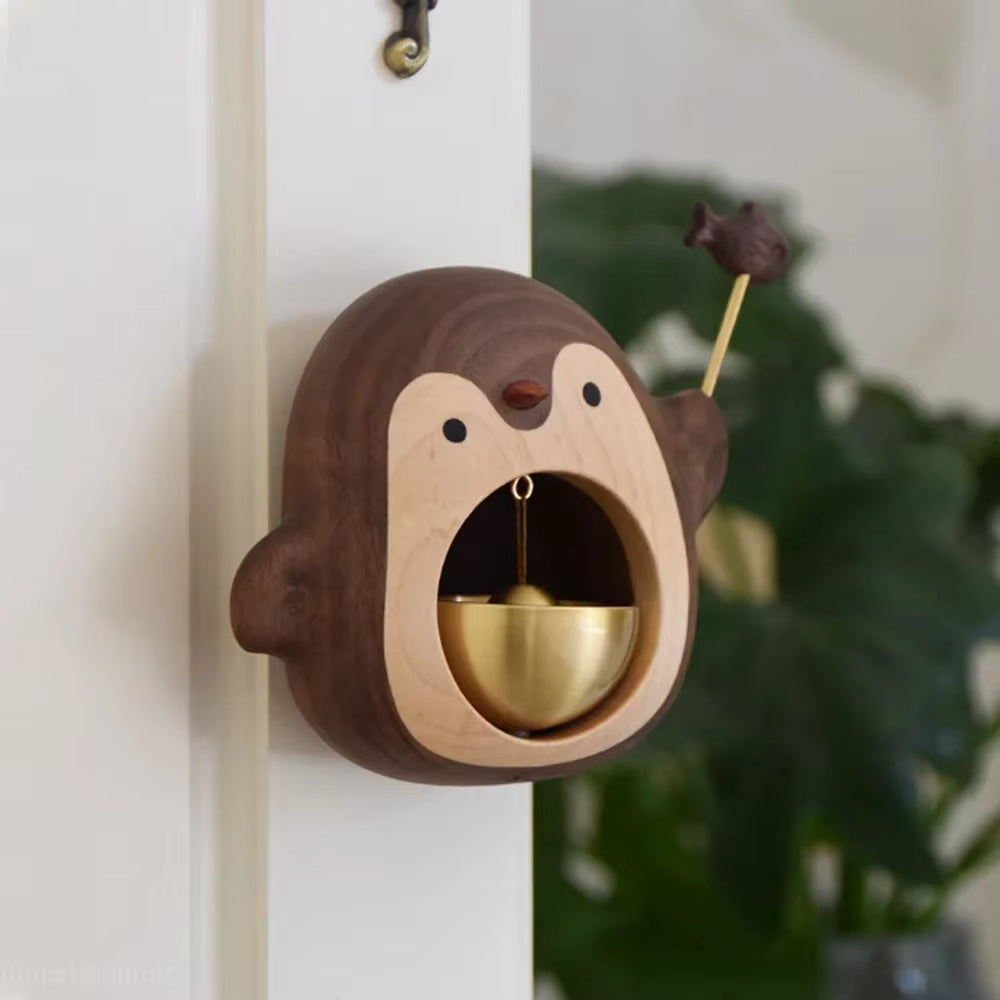 Holzpinguin Süße Türklingel | Brehn