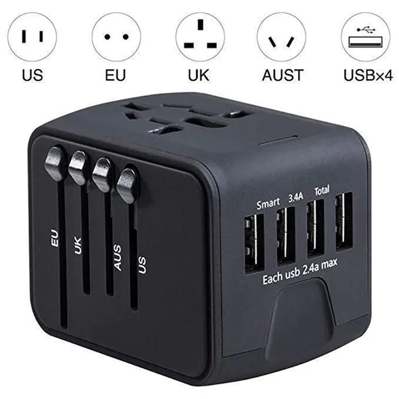 Brehn | Universeller Smart-Reiseadapter Spannungswandler