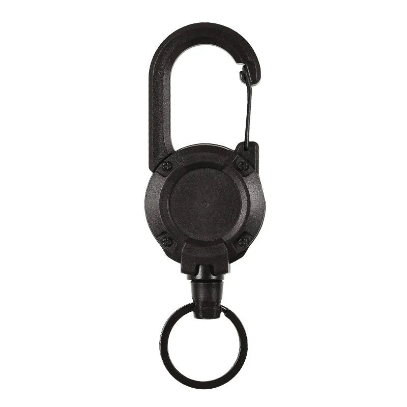 Taktisches Anti-Diebstahl Metall Kabel Schlüsselanhänger Ausziehbar Automatisch Outdoor Luya | Brehn