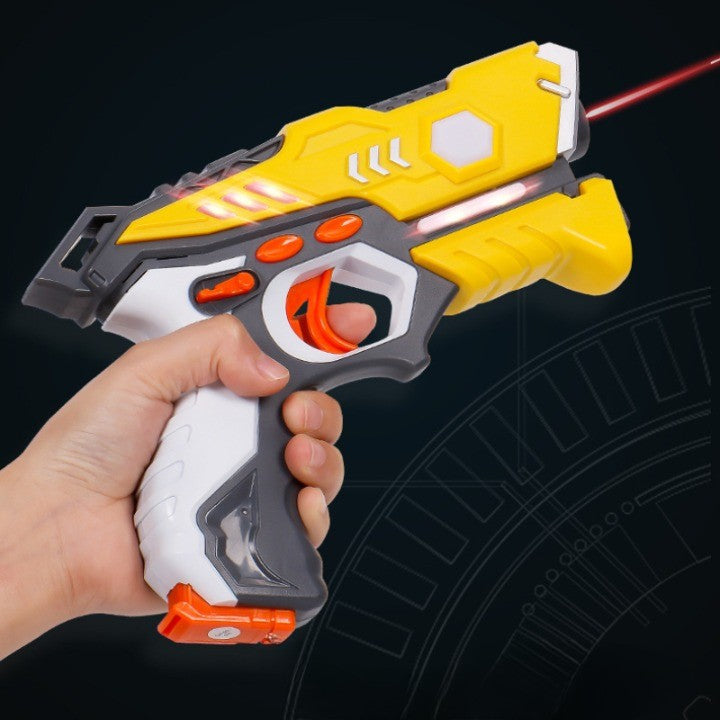 VIvolux | Realistisches Sound Licht Laser Lead Duel Spielzeugpistole
