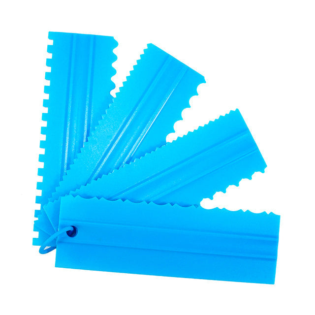 4PCS/Set Neue Comb Kuchenkratzmuster Sahnekralle DIY Backwerkzeuge | Brehn
