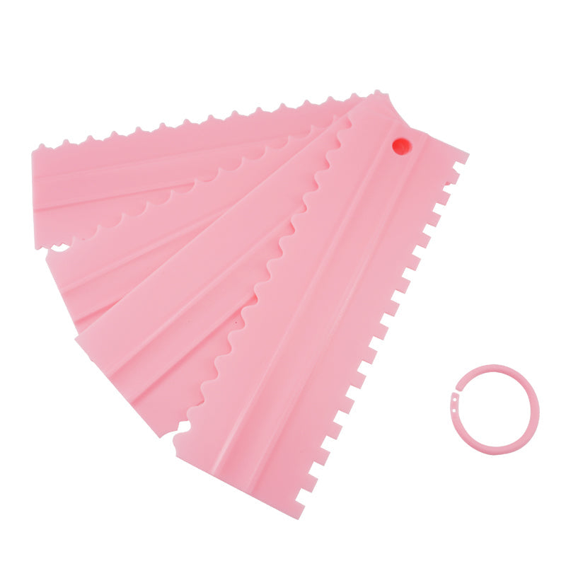 4PCS/Set Neue Comb Kuchenkratzmuster Sahnekralle DIY Backwerkzeuge | Brehn
