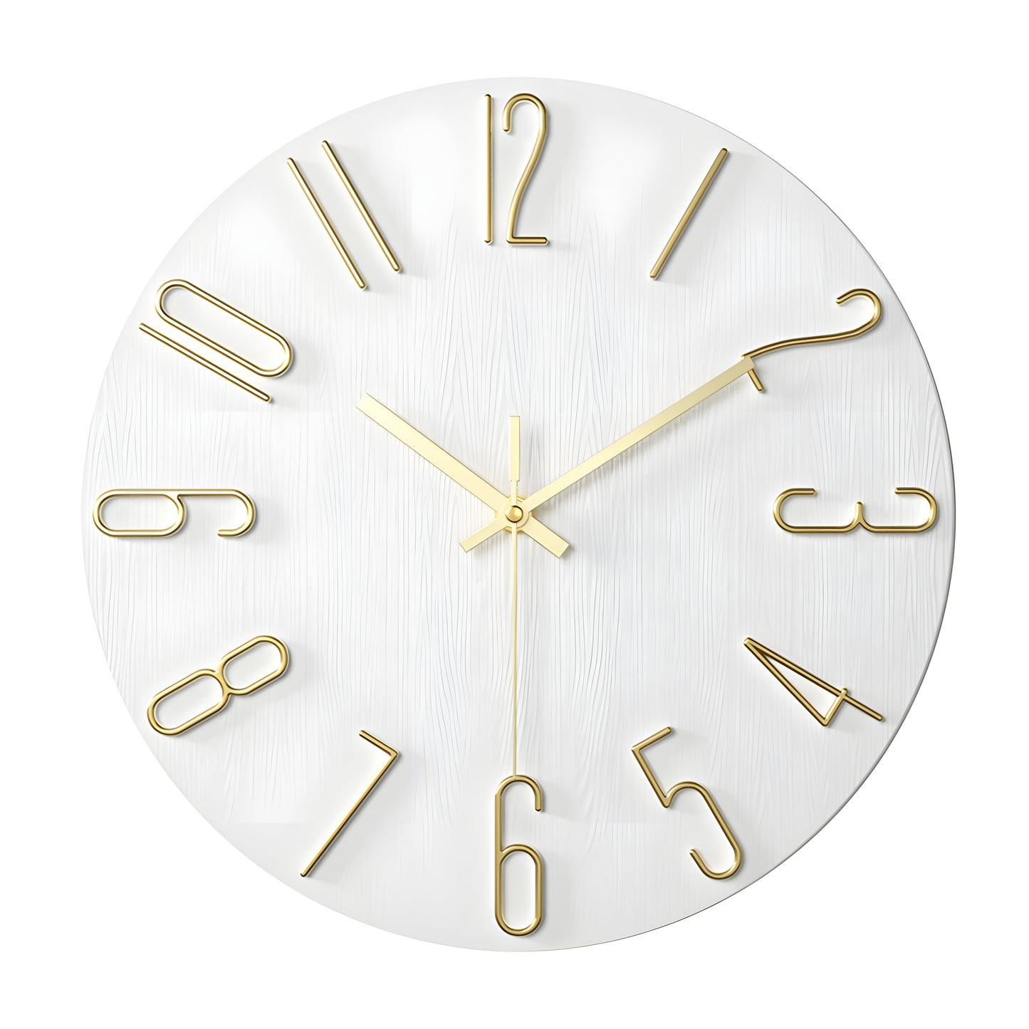 Einfaches Quarz-Design-Wanduhr - Still moderner Stil | Brehn