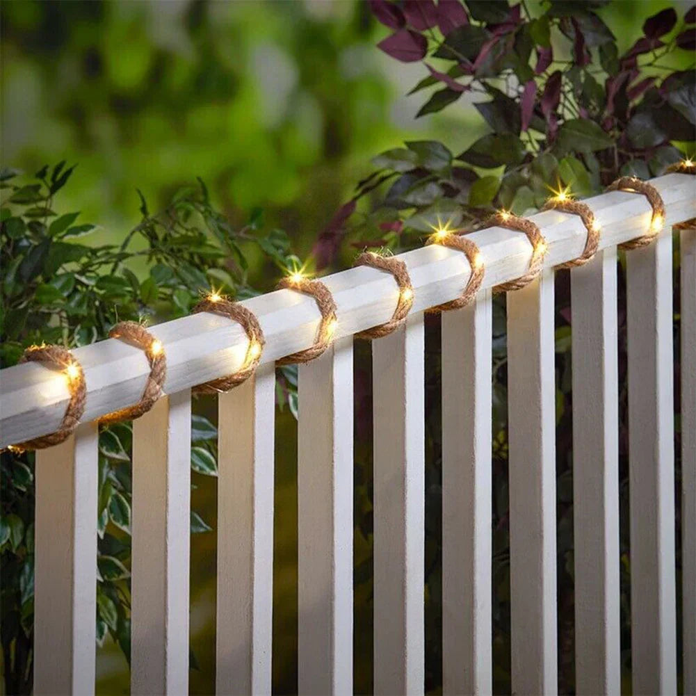 Solarbetriebene Lichterkette für den Außenbereich – Charmante LED-Dekorationsbeleuchtung | Brehn