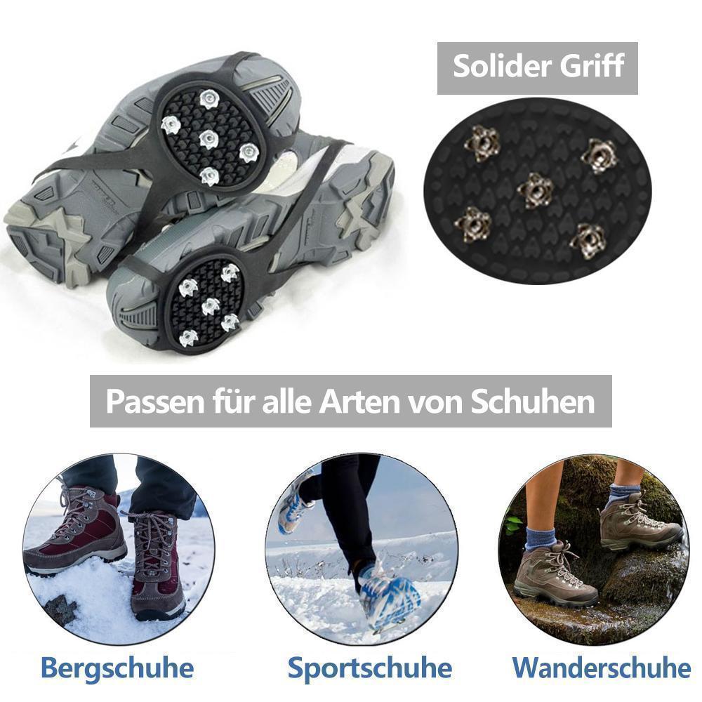 Brehn | Universal Schneeschuh Spikes rutschfeste Schuhe Abdeckung für Winter