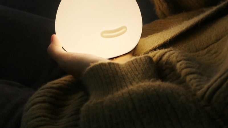 Brehn | Wiederaufladbare Schnecken-Schlafzimmer-Nachtlampe mit Touch-Steuerung, automatischer Abschaltung, geringem Energieverbrauch und verstellbarer Helligkeit, für Büro, Schlafzimmer, Badezimmer und mehr