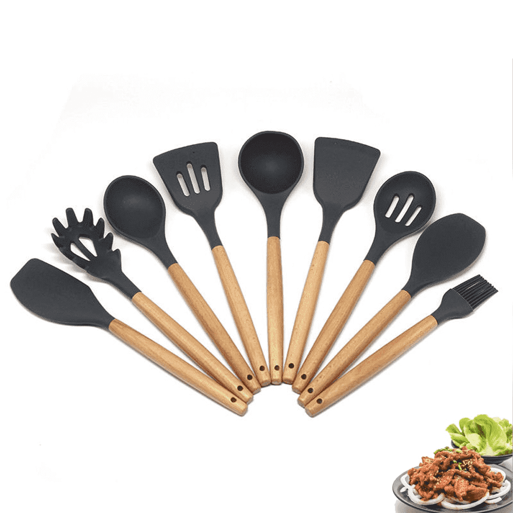 9 Stück Silikon Küchenutensilien Set | Brehn