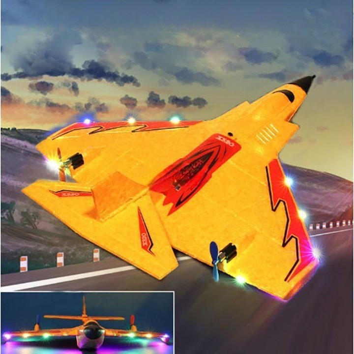 VIvolux | 3in1 Schaumstoff Kämpfer Spielzeug Flugzeug