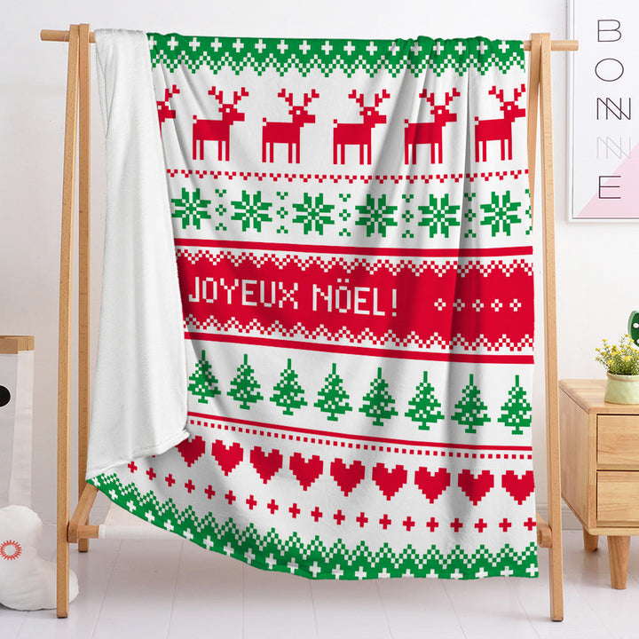 Brehn | Weihnachten 3D Digitaldruck Flanelldecke