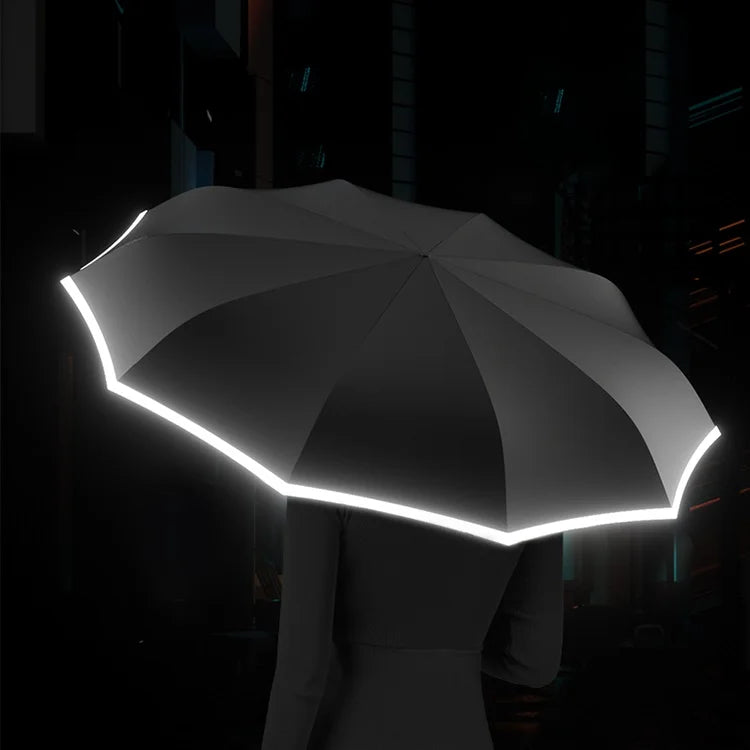 Brehn | Aurelia Luxe Winddichter Regenschirm | Eleganter, tragbarer Schutz gegen die Elemente