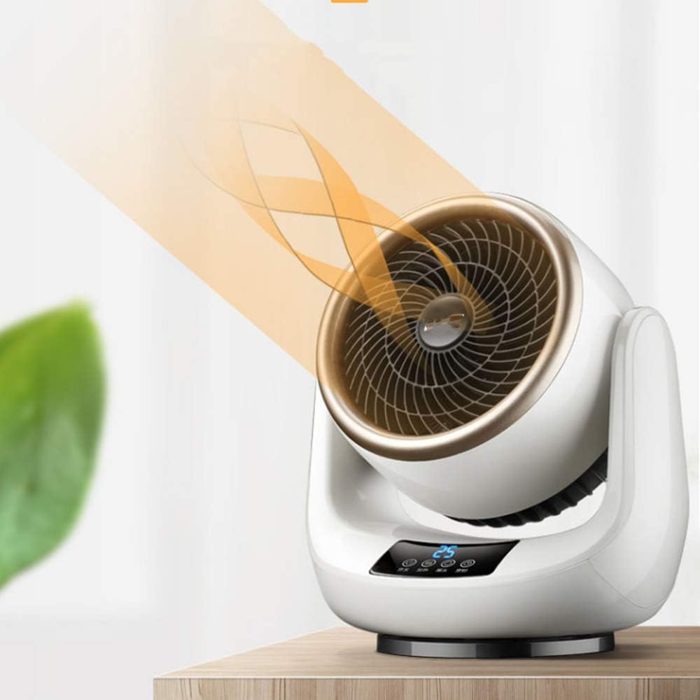 Tragbarer leiser Luftzirkulationsventilator | Fernbedienung, 360° Drehung & verstellbare Geschwindigkeit für ganzjährigen Komfort | Brehn