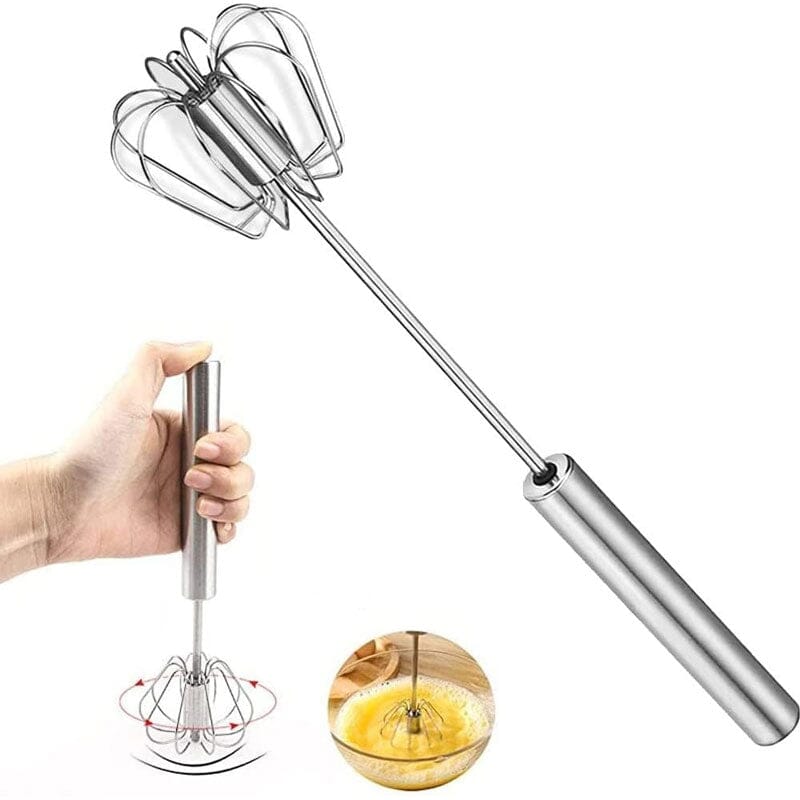 Edelstahl halbautomatischer Schneebesen | Brehn