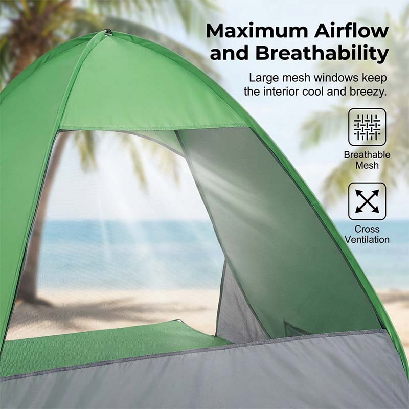 SunSail Breeze Pop-Up Strandzelt 98% UV-Schutz | Brehn