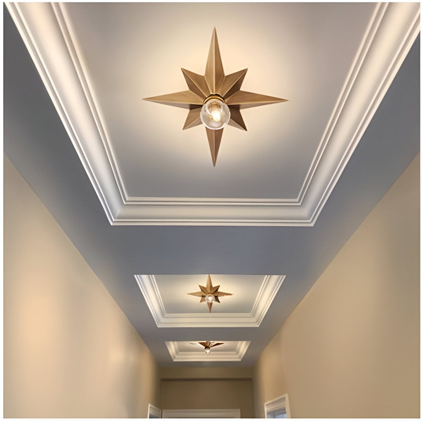 Brehn | Moderne sternförmige Deckenlampe