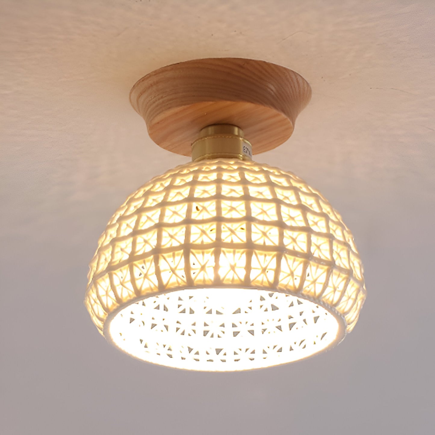 Brehn | Nordische Keramische Deckenlampe