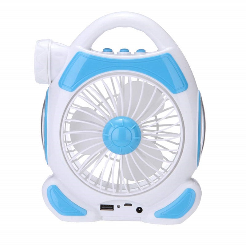 Wiederaufladbarer Schreibtischventilator mit Licht | Brehn