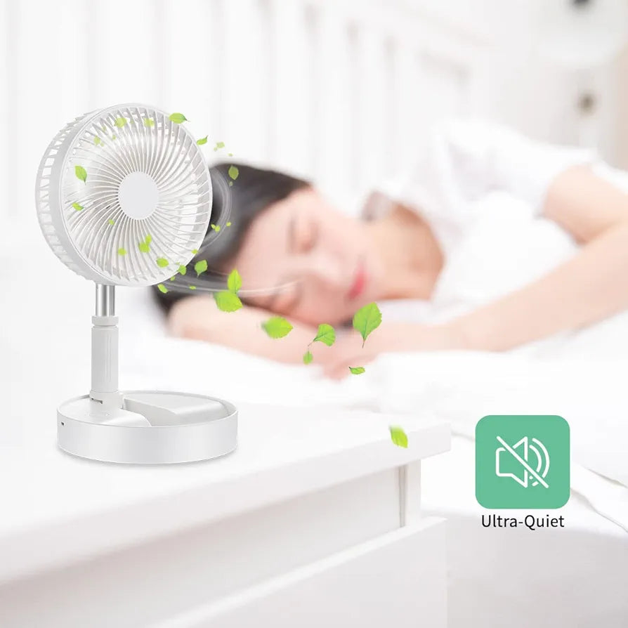 Tragbarer wiederaufladbarer faltbarer Tischventilator | Brehn