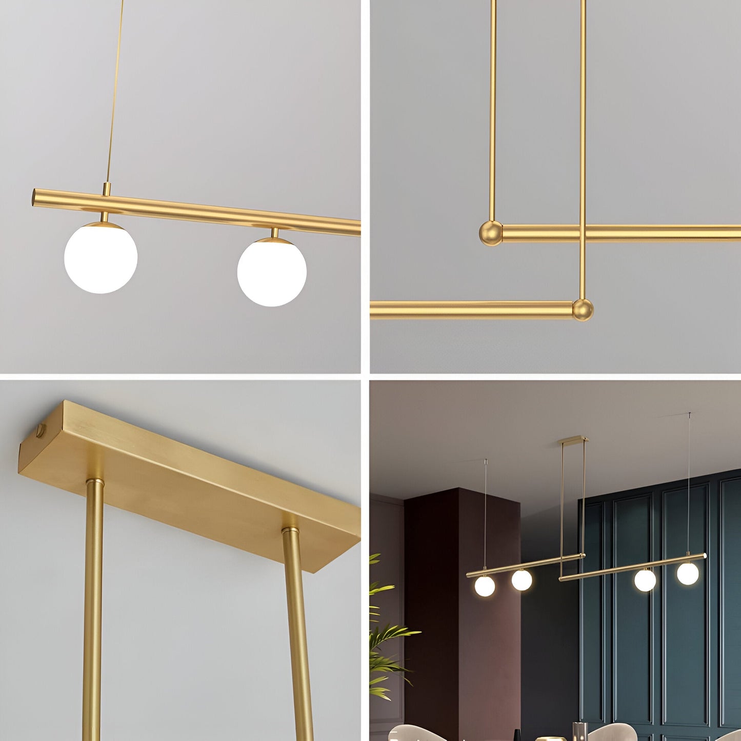 Brehn | Nordic Glass Linear Luxus Pendelleuchte