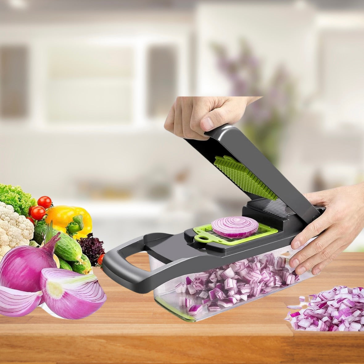 13-in-1-Gemüseschneider | Schneller beim Kochen | Brehn