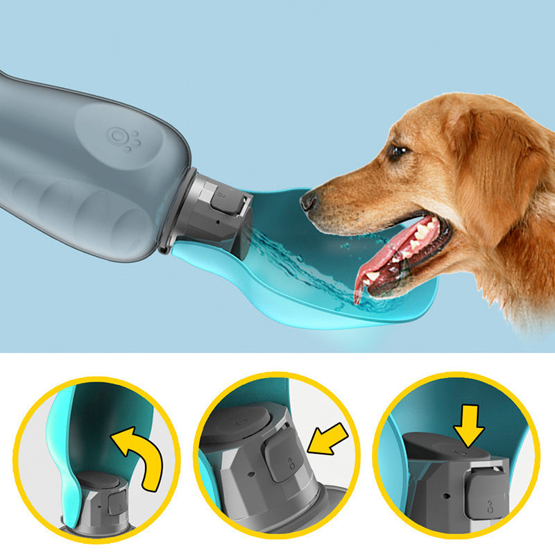 Tragbare 800 ml Hundewasserflasche. | Brehn