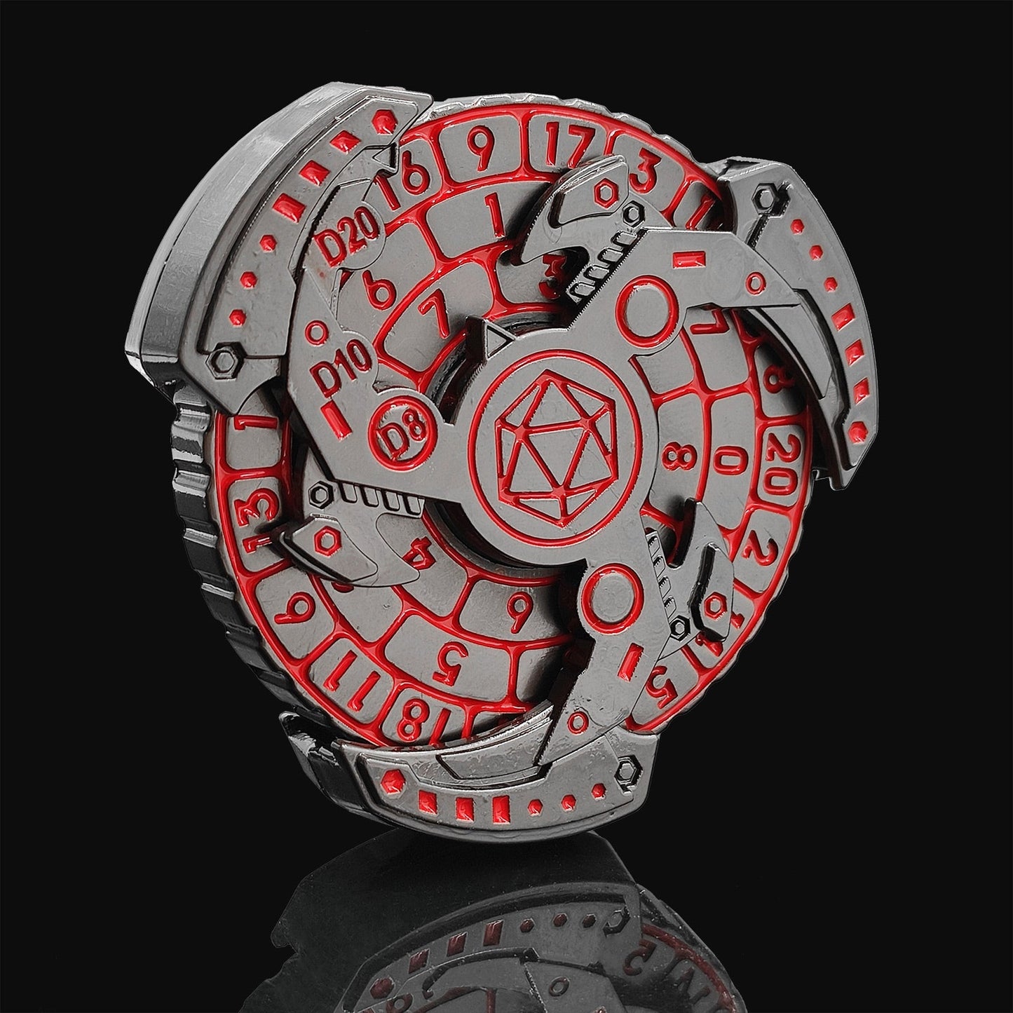 Brehn | 7-in-1 Fidget Spinner Polyedrische Metallwürfel
