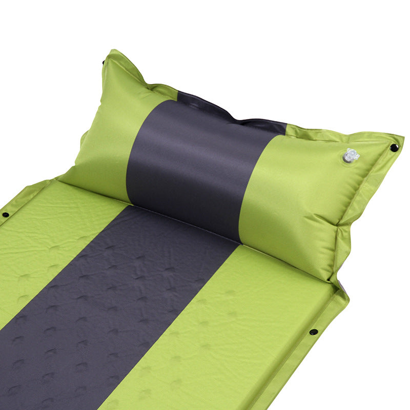 selbstaufblasende Camping-Schlafmatte mit integriertem Kissen und wasserdichtem Schaumstoffkern Brehn