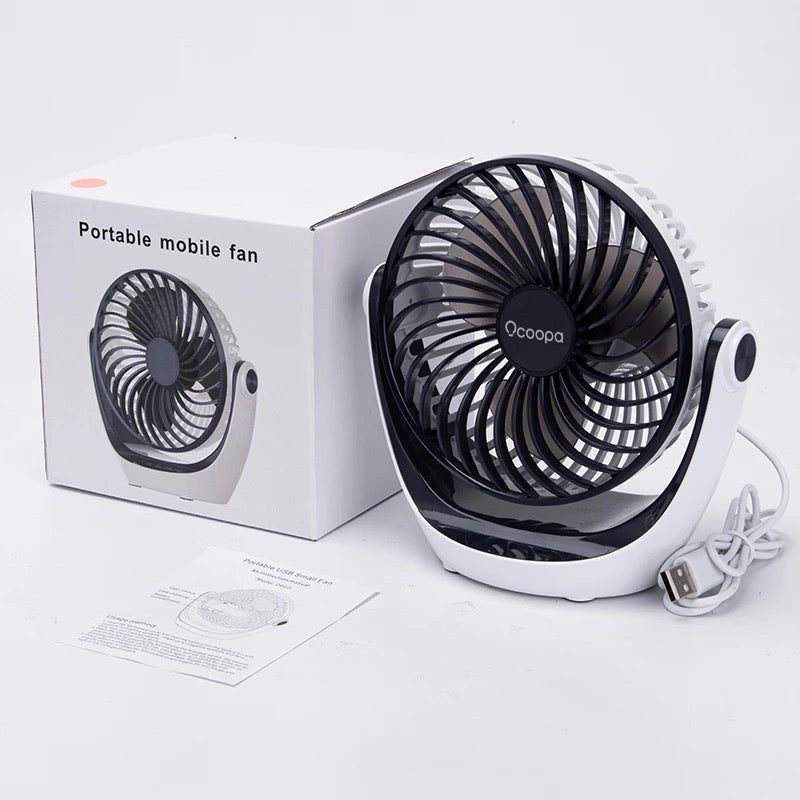 Tragbarer mobiler USB-Schreibtischventilator | Brehn