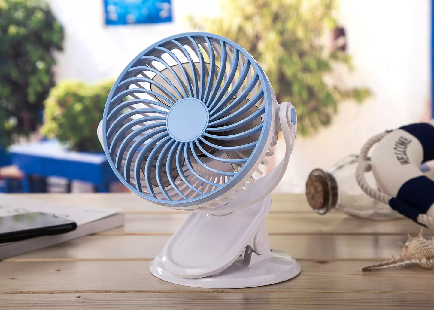Tragbarer Mini-Akku-Sommerventilator | Brehn