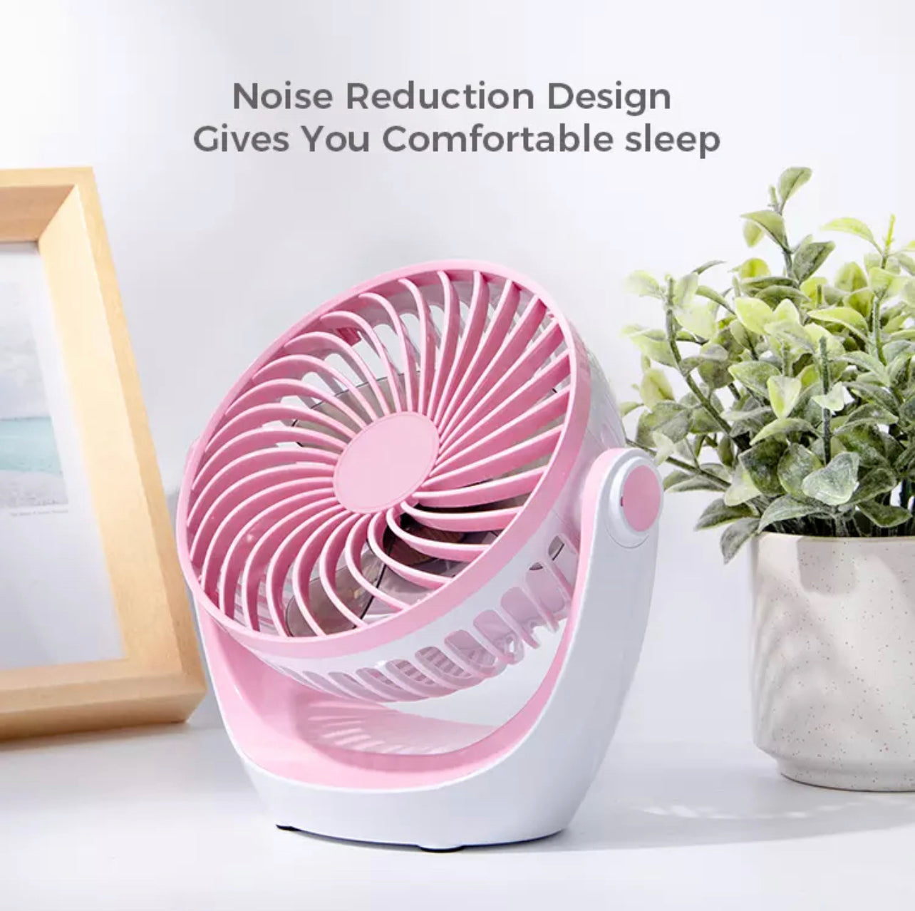 Tragbarer mobiler USB-Schreibtischventilator | Brehn