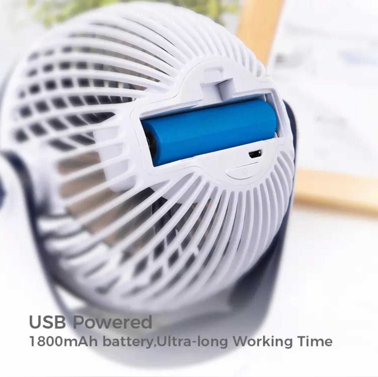 Tragbarer mobiler USB-Schreibtischventilator | Brehn