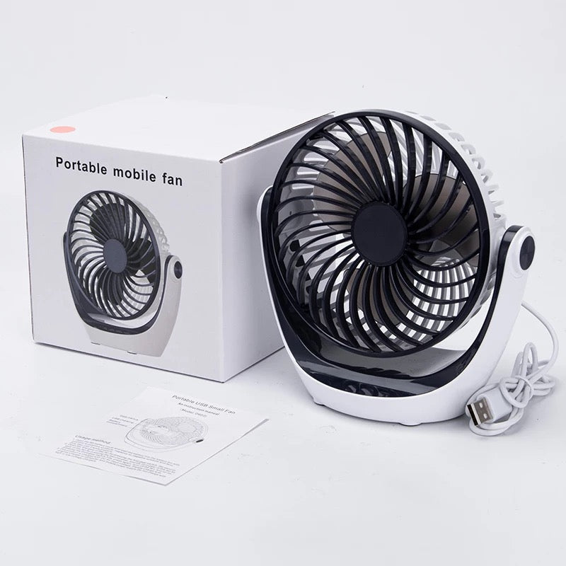 Tragbarer mobiler USB-Schreibtischventilator | Brehn