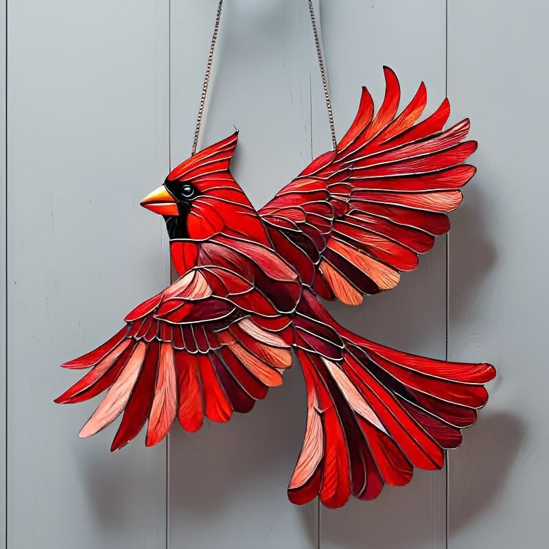 Brehn | Flügel-Cardinal-Weihnachtsornamente