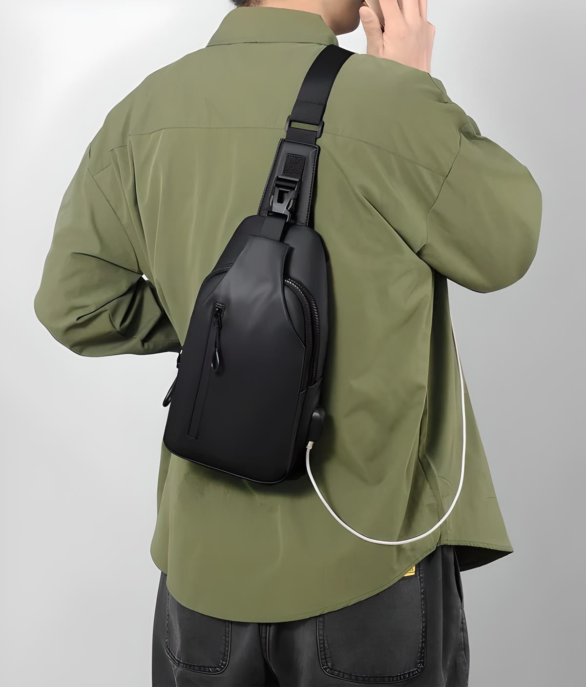 Brehn | AquaGuard Luxe Schultertasche | Wasserdichtes und diebstahlsicheres Design für einen sicheren Stil