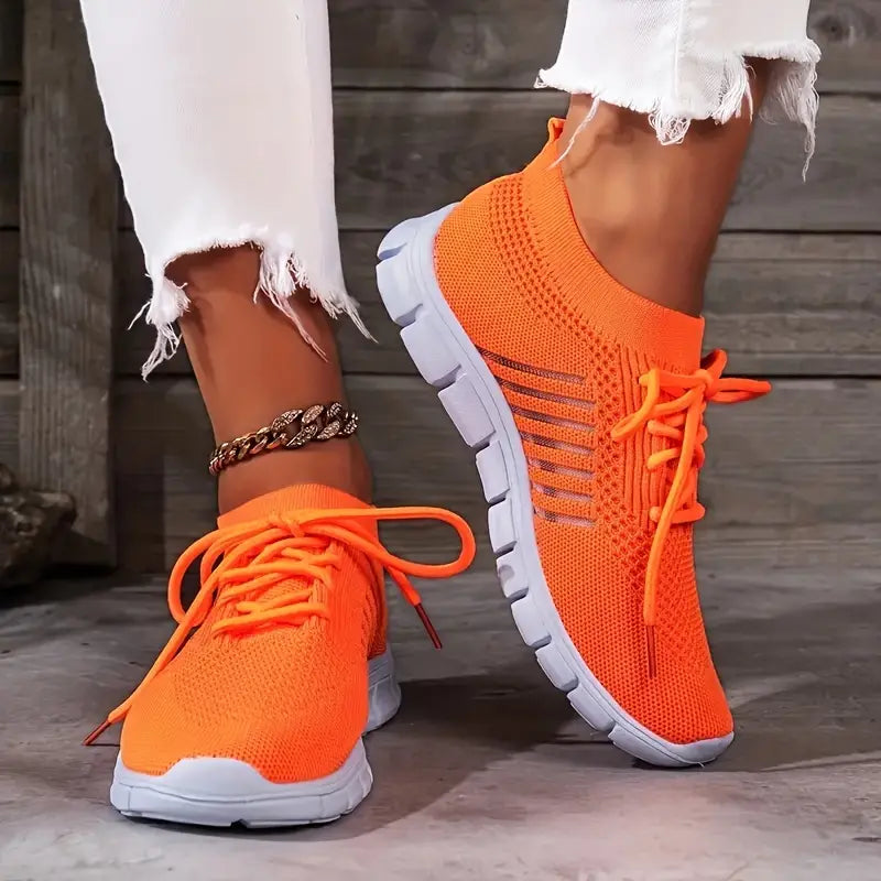 Atmungsaktive Schnürschuhe Laufschuhe Sneakers