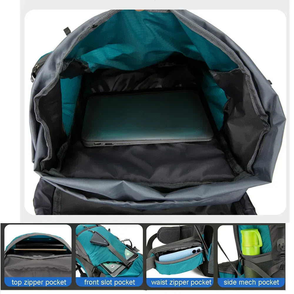 TerraVanta 70L Trekking-Rucksack – Meistere jeden Pfad mit Komfort und unaufhaltsamer Organisation | Brehn