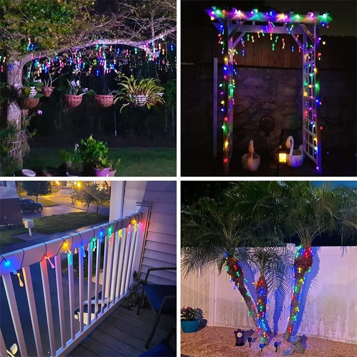 8 Modi Wasser Tropfen Solar Lichter | Brehn