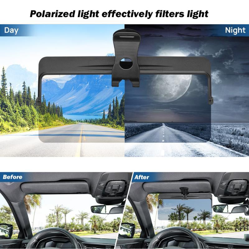 Brehn | Sonnenblende für das Auto mit polarisiertem Blendschutz
