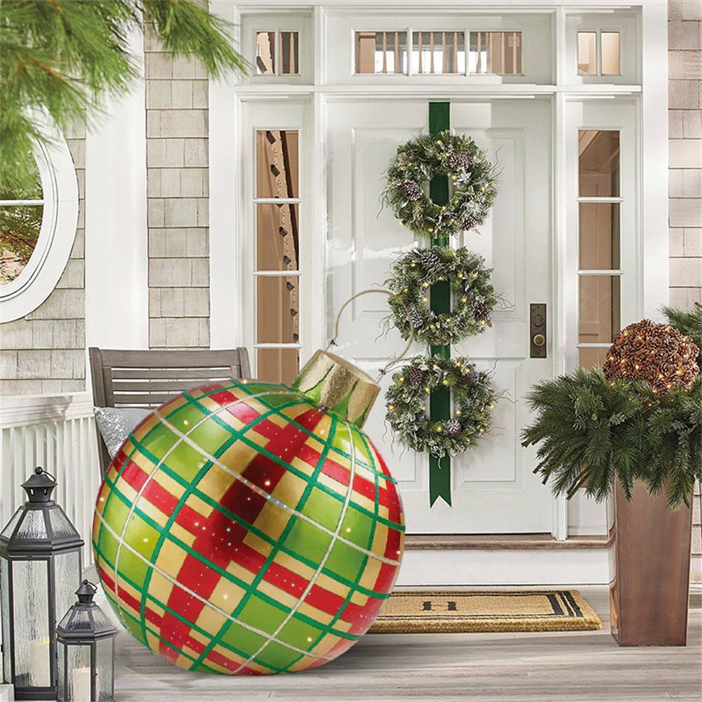 Brehn | Outdoor-Weihnachts-PVC-aufgeblasener dekorierter Ball