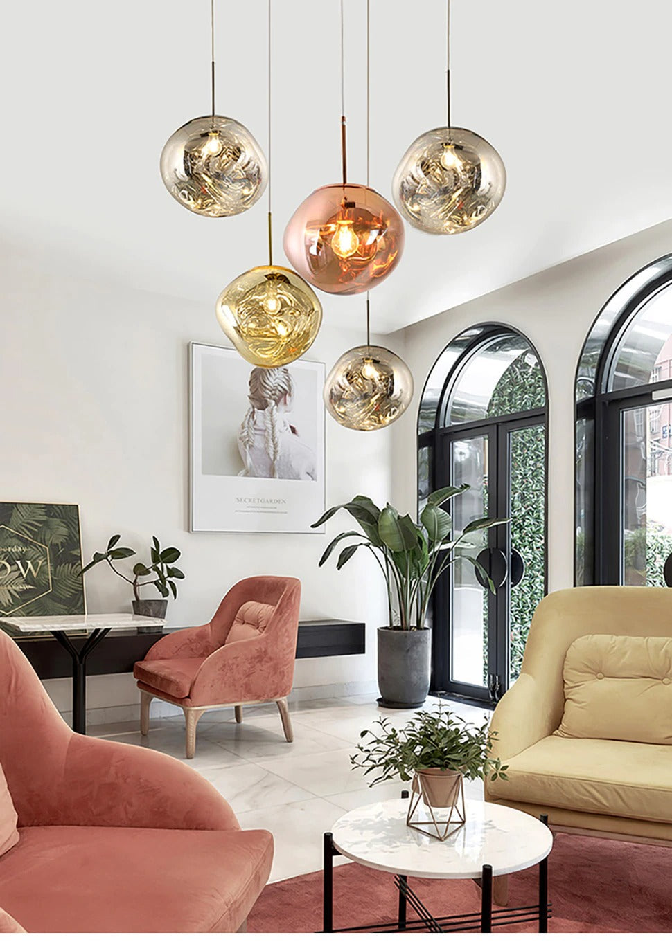 Brehn | ChicGlow Pendant - Luxus LED Hängeleuchte für Zuhause