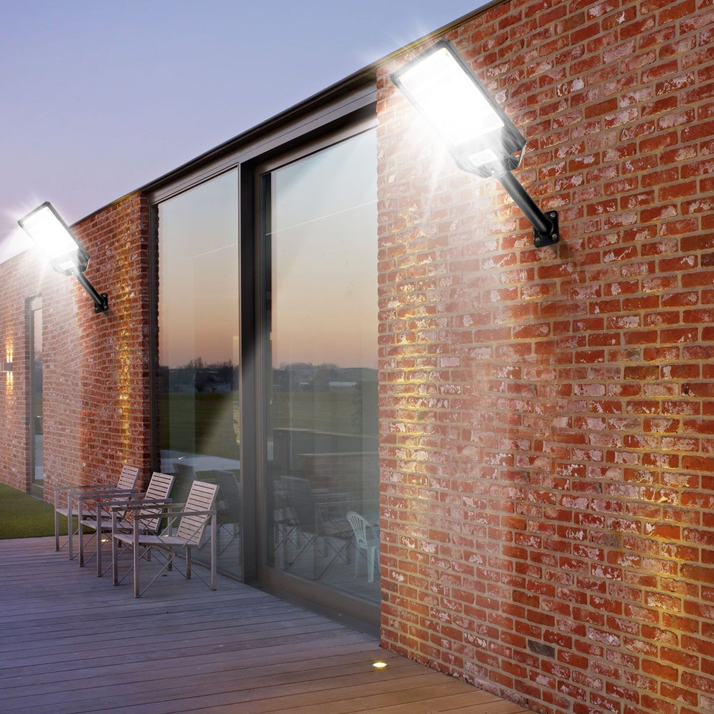 Solarlampe Straßenlaterne mit Bewegungssensor 300W/400W | Brehn