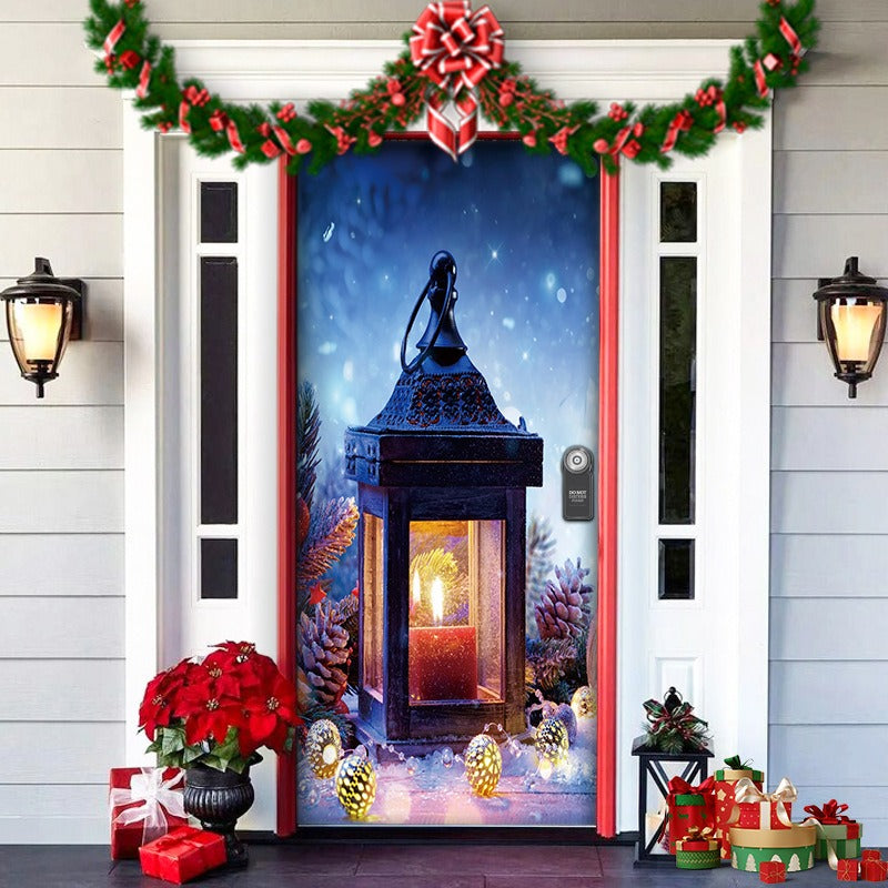 Brehn | Nightmare Before Christmas Außen dekorations Requisiten Weihnachts Elfen Tür Abdeckung