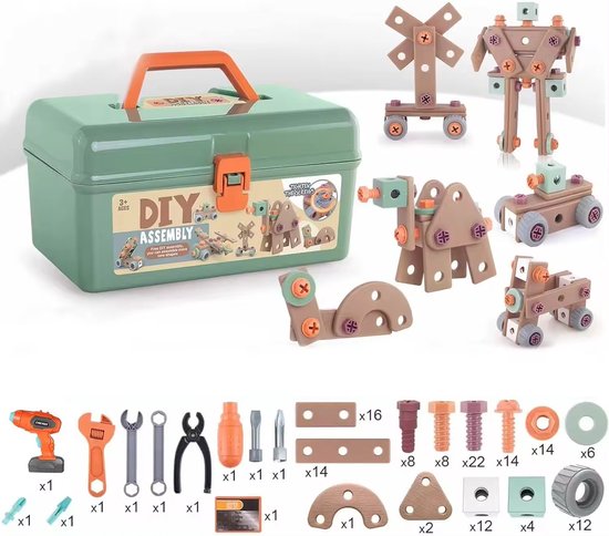 Brehn | Baukasten Spielset für Kleine Handwerker