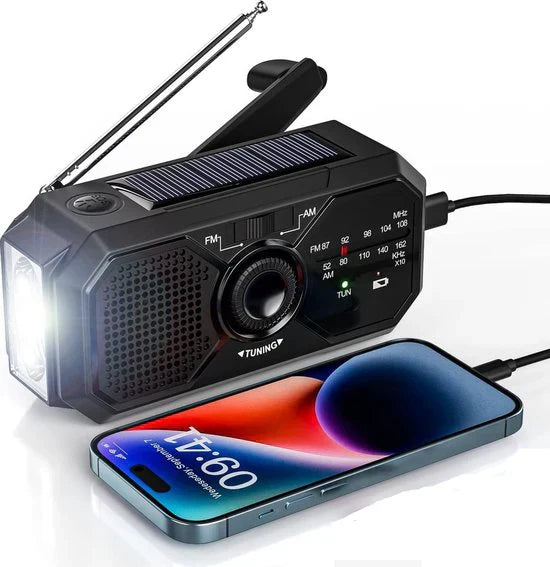 PowerGuard - Multifunktionales Notfallradio mit Solarpanel | Brehn