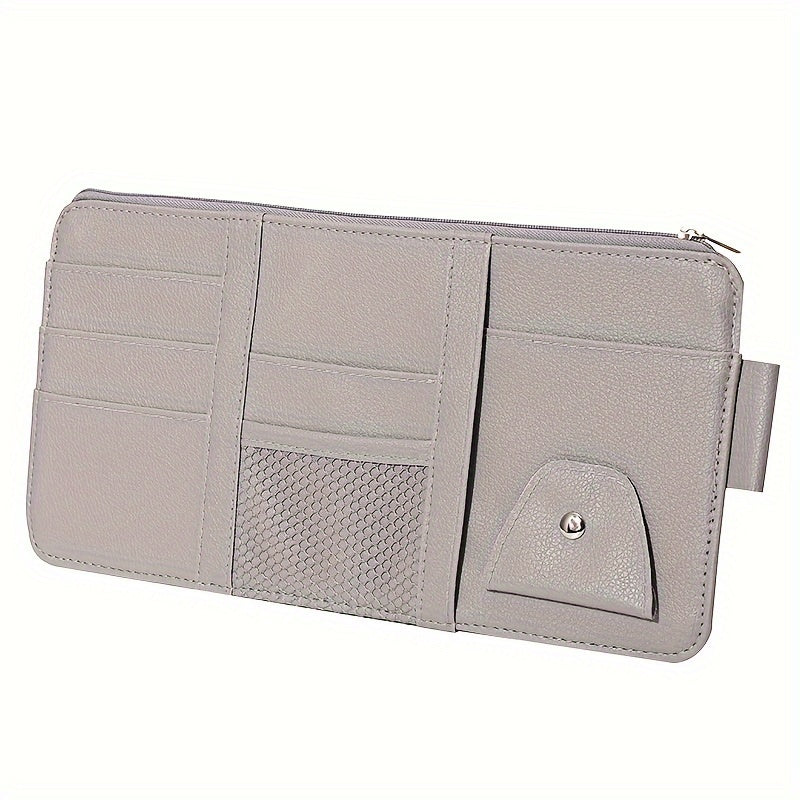 Sonnenblenden-Organizer Auto aus PU-Leder | Brehn