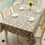 Stylische Tischdecke