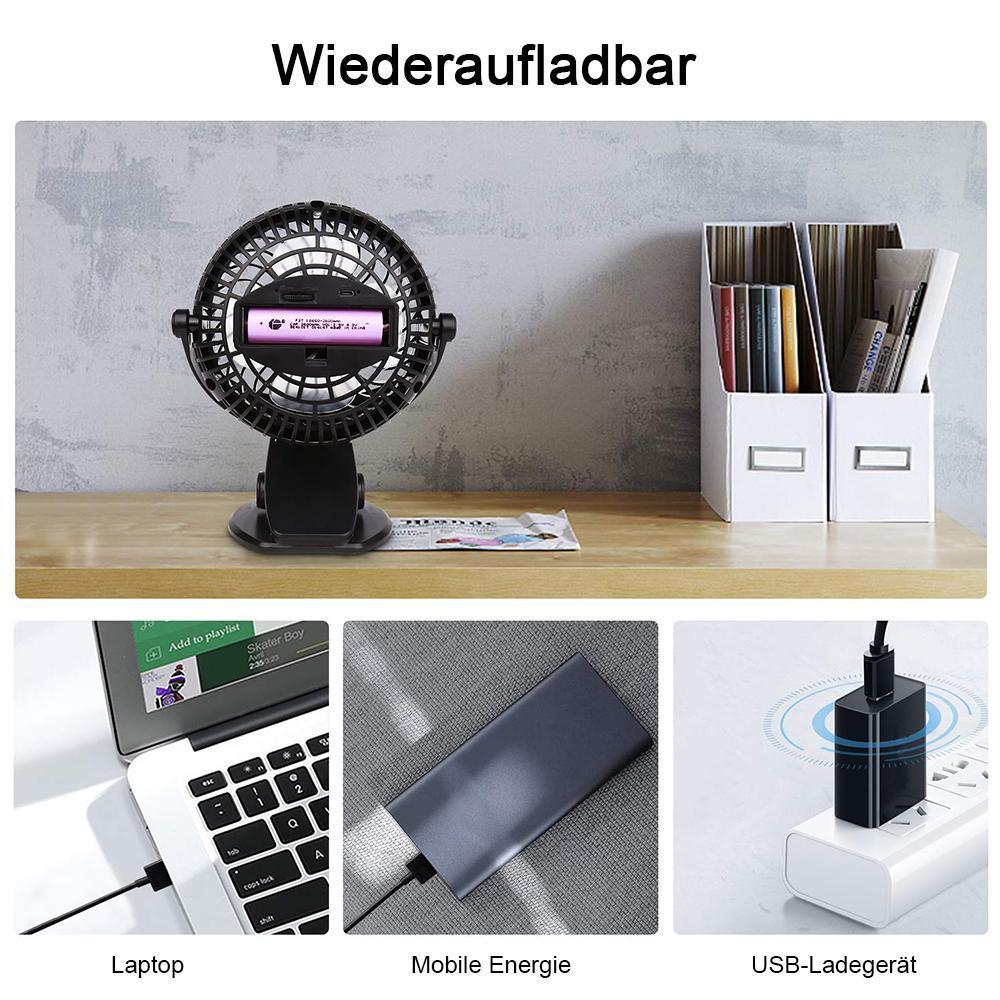 360 ° Tragbarer & Wiederaufladbarer Lithium-Ionen Ventilator | Brehn